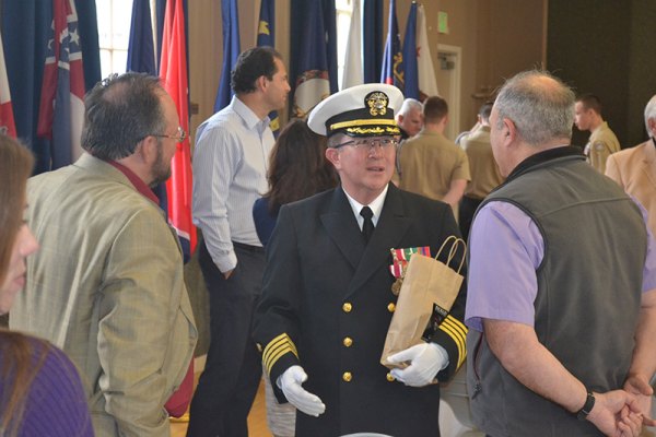 Captain Jeff Garcia concluded a 32-year reserve duty career with his retirment ceremony held Sunday, January 21 in the Lemoore Civic Auditorium.